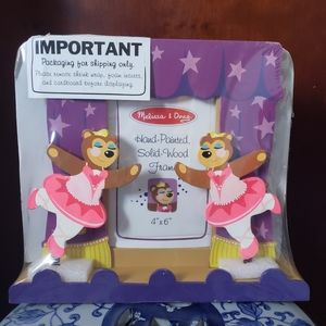 Melissa & Doug Ballerina Bears Picture Frame NWT